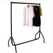 4ft Clothes Rail with Wheels 160 x 122 x 48cm