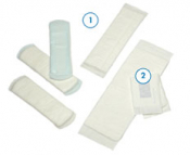 White Euron Rectangular Pad 4 Packs of 28 Pads