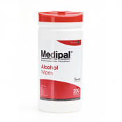 Medipal 70% Alcohol Surface Wipes - 10 tubs of 200