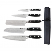 Tsuki 5 Piece Knife Set and Wa llet
