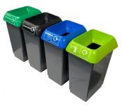 Simpler Recycling Slim Bundle 4 x 50Ltr 4 Colours