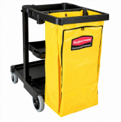 Rubbermaid Replacement Yellow Zip Bag for Janitoral Cart