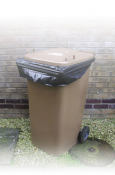 Wheelie Bin Black Sacks 30x46x53inch x 25 pack