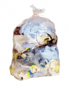 Biodegradable Clear Food Waste HD Sack x 200 - 18x28x38  90L