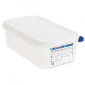 Polypropylene 1/3 Gastronorm Food Container 4Ltr (4 pack)