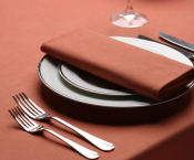 Amalfi Pumpkin Slip Cloth 90cm x 90cm