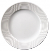 Olympia Linear Wide Rimmed Plates White 165mm (12 pack)