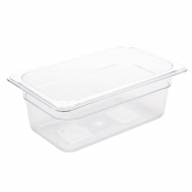 Polycarbonate 1/4 Gastronorm ontainer 100mm Clear (2.4Ltr)