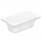 Polycarbonate 1/9 Gastronorm Container 65mm Clear (0.6Ltr)