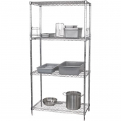 Vogue 4 Tier Wire Shelving Kit (915x610mm)