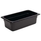 Polycarbonate 1/3 Gastronorm ontainer 100mm Black