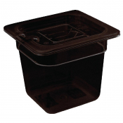 Polycarbonate 1/6 Gastronorm Container 65mm Black