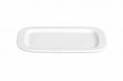 Whiteware Rounded Rectangular Plates 230mm (12 pack)