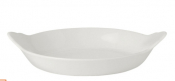 Simplicity White Round Eared Dish 21.5cm 8 1/2inch Pack 12