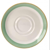 Rio Green Saucer D/W L/S 14.5cm 5 3/4inch Pack 36