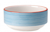 Rio Blue Soup Cup Stkg U/H 28.5cl 10oz Pack 36
