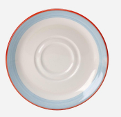 Rio Blue Saucer D/W L/S 14.5cm 5 3/4inch Pack 36