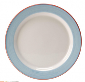 Rio Blue Plate Slimline 25cm 8inch Pack 24