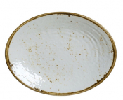 Craft White Oval Plate 26 x 19.7cm  Pack 6