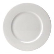 Monaco White Plate Wide Rim 16cm 6 1/4inch Pack 36