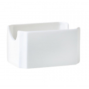 Monaco White Sugar Packet Container 10 x 7cm 4inch Pack 12