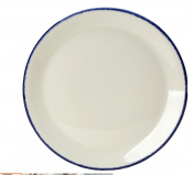 Blue Dapple Plate Coupe 23cm 9inch Pack 24