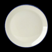 Blue Dapple Plate Coupe 28cm 11inch Pack 12