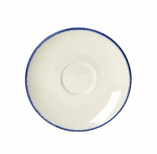 Blue Dapple Saucer 12.5cm 4 7/8inch Pack 36