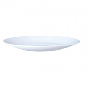Monaco White Plate Contour 30.5cm 12inch Pack 12