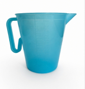 1 Litre Blue Polypropylene Jug 120 x 175mm