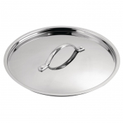 Stainless Steel & Aluminium Tri-Wall Stew Pan Lid 24cm