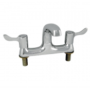 Vogue Twin Mixer Lever Deck Tap (With 3inch Hot & Cold Level)