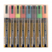Chalkmaster 6mm Liquid Chalk Pens Assorted Colours (Qty 8)