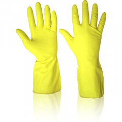 Yellow Rubber Gloves - Pair