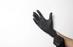 Black Nitrile Powder Free Gloves