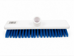 Deluxe Blue Stiff Broom Head 12"