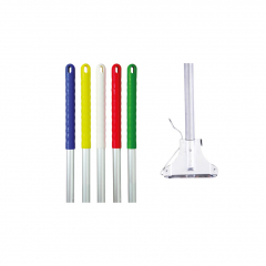 Powder Coated Handle 137cm Metal Kentucky Fitting - Blue