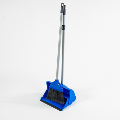 Lobby Dustpan & Brush - Blue 103cm x 30cm x 25cm