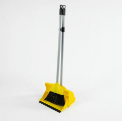 Lobby Dustpan & Brush - Yellow 103cm x 30cm x 25cm